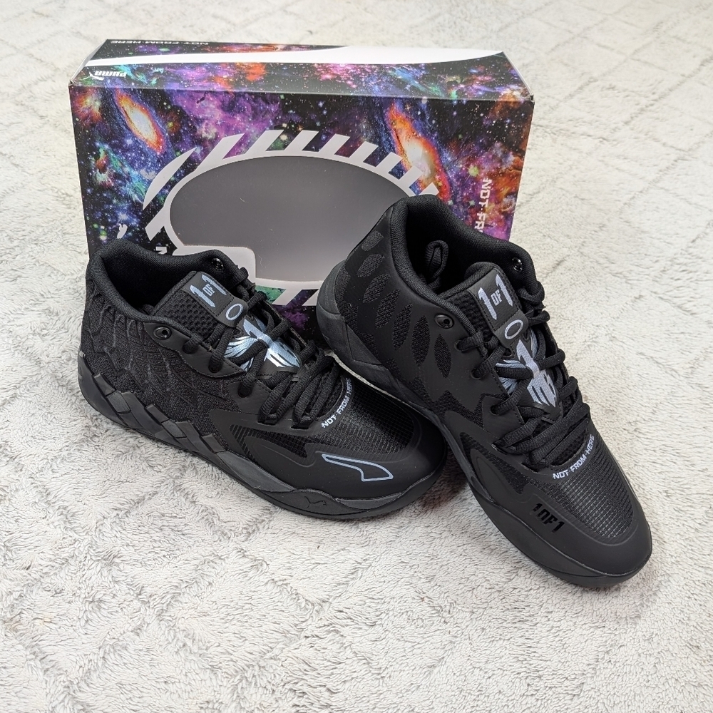 Puma LaMelo Ball MB.01 Iridescent Dreams Black Shoes Mens Size 11.5 376678-02